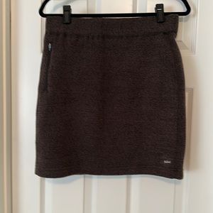 Woolrich fleece lined skirt.  Brown/ black tweed